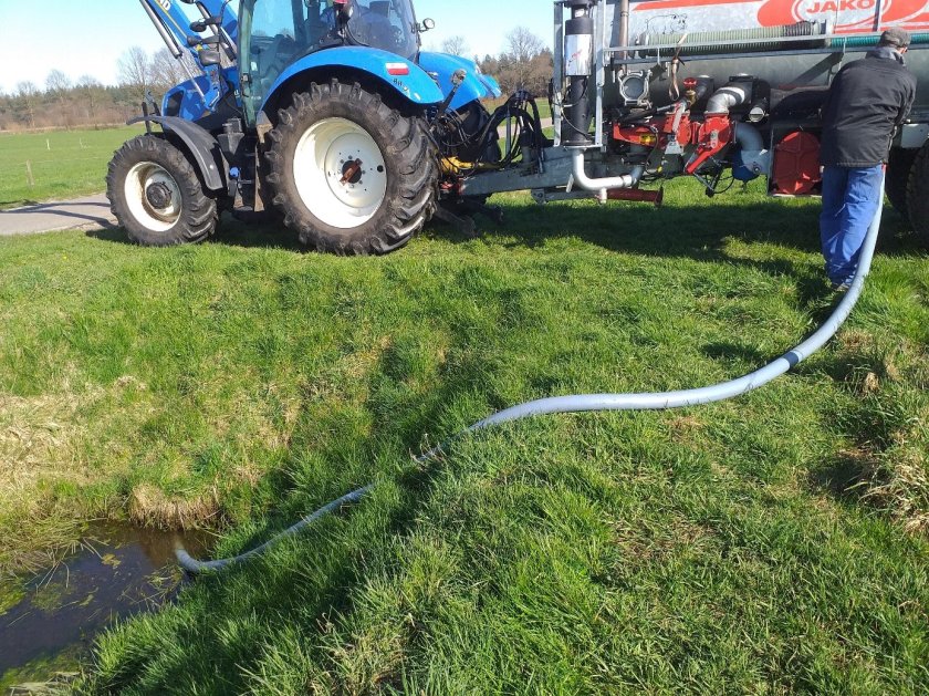 Mest verdunnen met water (foto: G. Holshof)